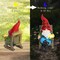 Garden Gnome Statue Solar Light Miniature Outdoor Decor Gnome Figurine for Outdoor Indoor Home Lawn Yard Balcony Porch Patio
